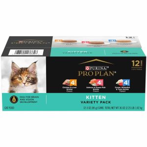 High Protein Wet Kitten Food Variety Pack 24 Count